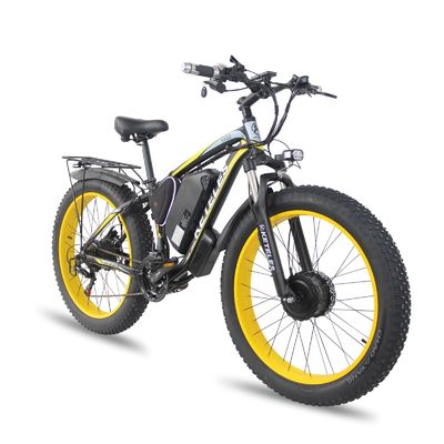 KETELES K800 전기 지방 자전거 1000W 17.5AH 배터리 26x4.0 인치 듀얼 모터 2륜 구동