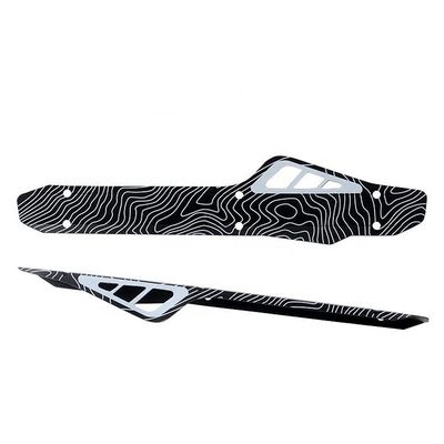 품질  MTB Bicycle Frame Chain Guard Protector in Black 26x6.3x0.07cm for Cycling and Bikes 공장