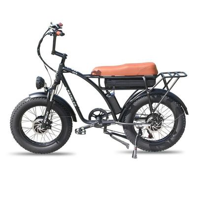 23AH 배터리 용량 1000W 2000W 모터 20 인치 뚱뚱한 자전거 전기 자전거 사용자 정의 지원