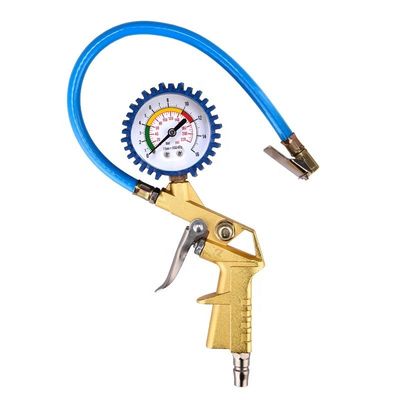 알루미늄 자동차 타이어 공기 팽창 총 디지털 타이어 압력 측정기 200 PSI 최대 압력