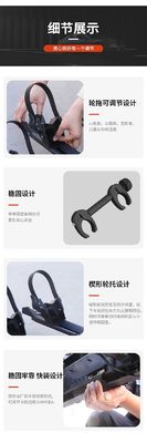 맞춤형 로고 도로 및 산악 자전거를위한 보편적 접는 뒷 자전거 운반 랙