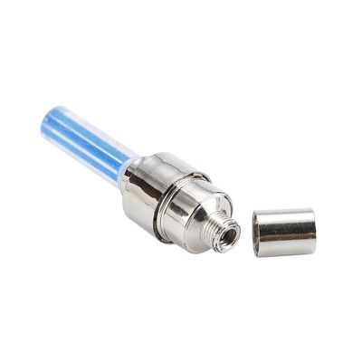 산책 자전거 LED 플래시 램프 스파크 모터 휠 타이어 타이어 밸브