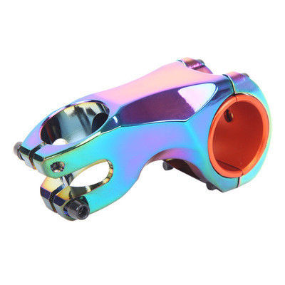 빨간색 2021 MTB 다채로운 줄기 합금 31.8/35*70mm 17도 XC AM 도로 자전거 핸들