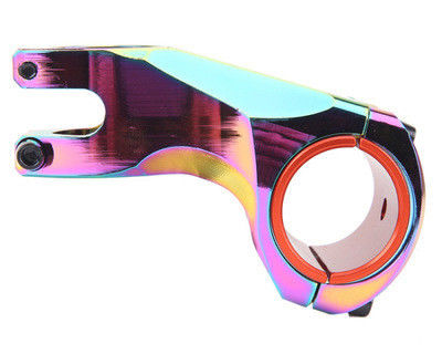 빨간색 2021 MTB 다채로운 줄기 합금 31.8/35*70mm 17도 XC AM 도로 자전거 핸들