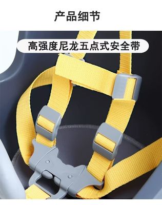 쉬운 설치 어린이 자전거 좌석 모든 계절에 대 한 넓은 공간과 마사지 기능