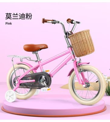 스틸 포크 어린이 훈련 바퀴 자전거 소녀와 소년 연령 2-7 달리는 자전거