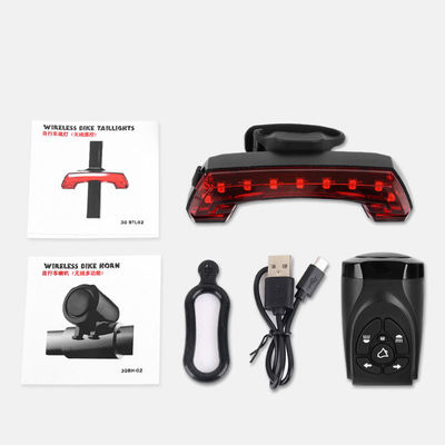 지능형 USB 후등과 무선 리모컨으로 자전거를 안전하게 운전하세요