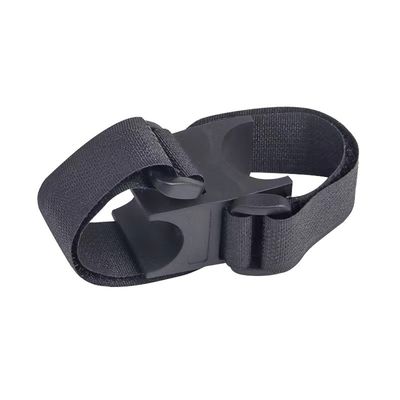 검은 자전거 LED 전등 회전 브래킷 전등 28-40mm 자전거 라이트를 위한 스탠드