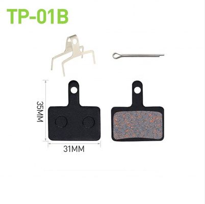 BB5 BB7 자전거 디스크 브레이크 패드 부드럽고 브레이킹을 위한 반금속 물질 35x30.5mm