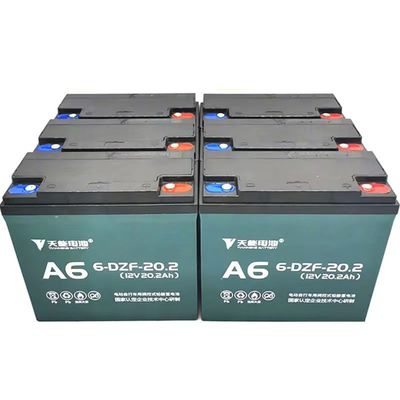 12V20.2Ah 6-DZF-20.2 전기 스케이트보드용 건조 충전 밀폐 된 GEL 납산 배터리