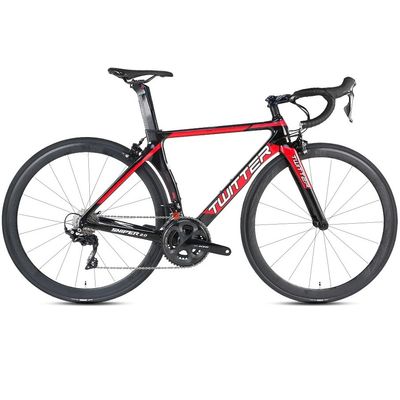 16 스피드 탄소 도로 자전거 R2000-700C 전체 탄소 섬유 레이싱 자전거 1.7m 길이