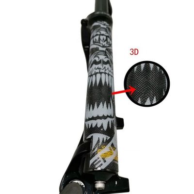 장식용 자전거 프레임 보호용 3D 방수 자전거 포크 보호 스티커