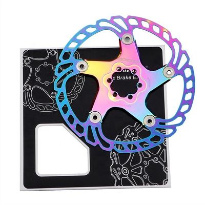 BMX RAINBOW 2021 완전 CNC 도로 자전거 브레이크 디스크 140/160/180/203mm 빠른 냉각