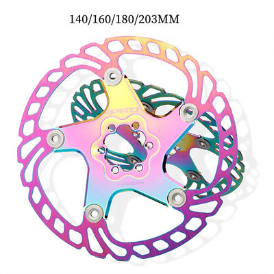 BMX RAINBOW 2021 완전 CNC 도로 자전거 브레이크 디스크 140/160/180/203mm 빠른 냉각