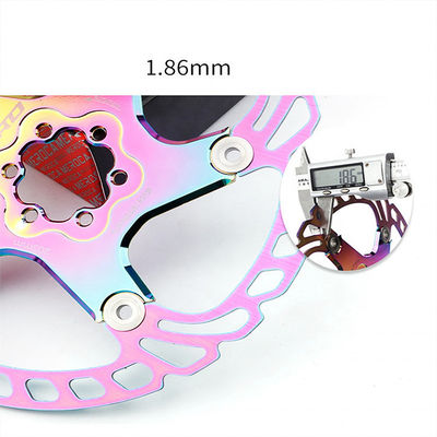 BMX RAINBOW 2021 완전 CNC 도로 자전거 브레이크 디스크 140/160/180/203mm 빠른 냉각