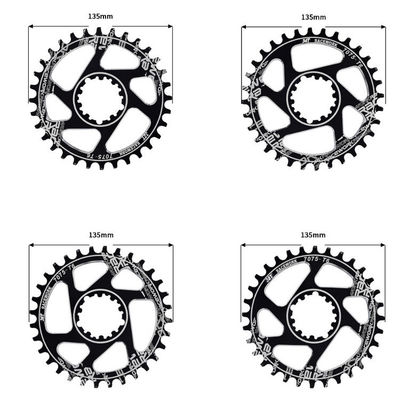 RACEWORK 32T 34T 36T 38T MTB GXP 크랭크 170mm 및 68MM 아래 브래킷 세트를위한 체인링